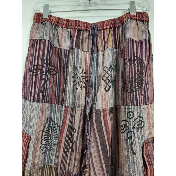 Ananta patchwork Hand-made pants size L/XL  H - Picture 3 of 8